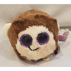 3.5" Amazing Sqishiee! PLUSHIES "Orby" Squirrel Stuffed Plush Toy Paper Tags